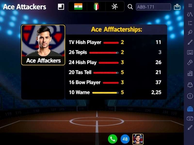 Ace Attackers Indian Player Statistics